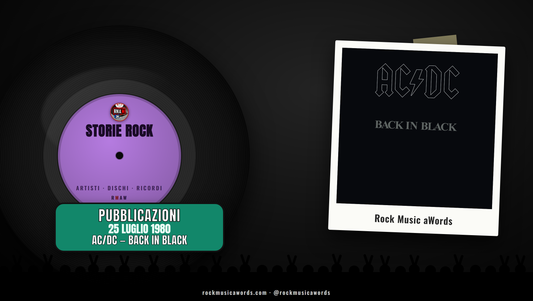 Storie Rock AC/DC — BACK IN BLACK