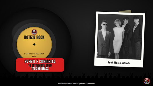 Notizie Rock: i Talking Heads di nuovo insieme per SiriusXM