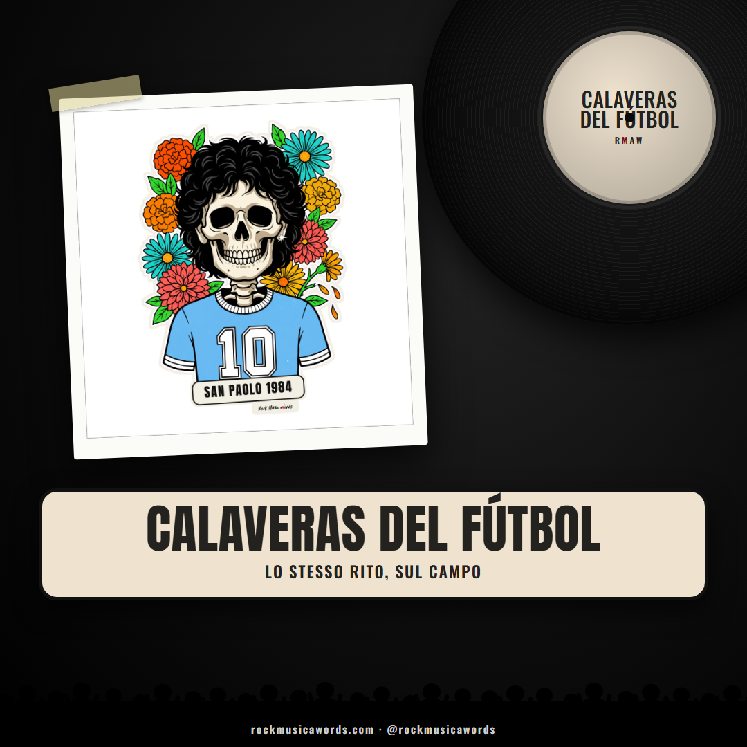 Copertina collezione Calaveras del Fútbol — Rock Music aWords