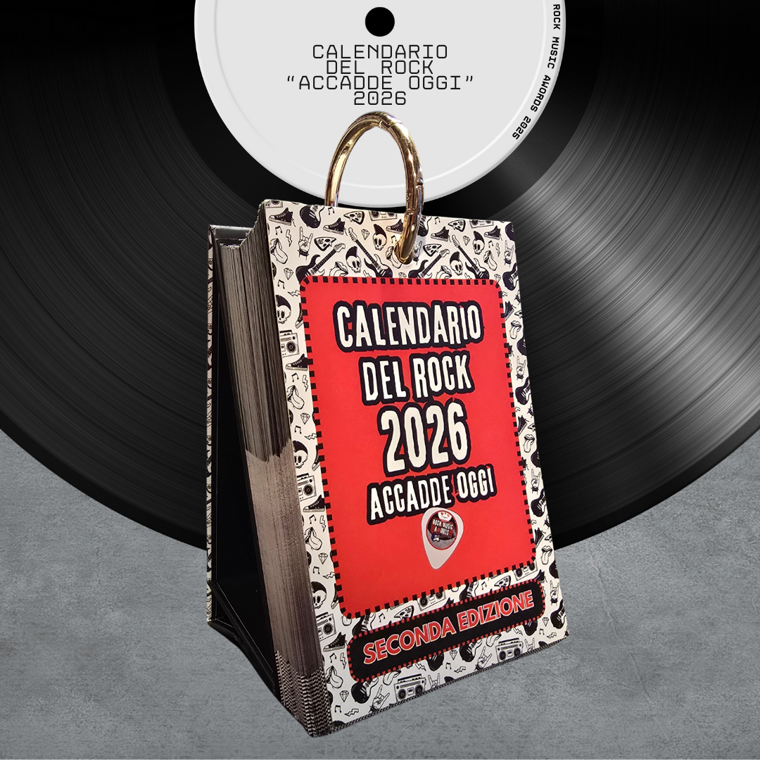 Calendario del Rock 2026 – 2^ Edizione da Collezione con QR Code - In Pre-Ordine Omaggio Calendario del Rock 2025