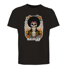 T-shirt Premium nera con la calavera Left Hand Legend