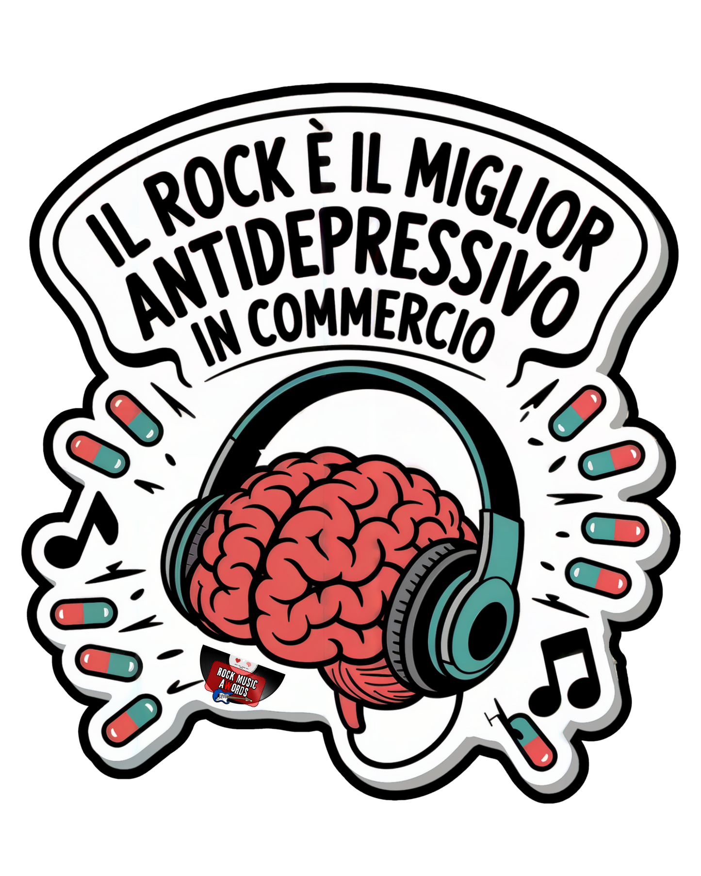 Kit "Antidepressivo Rock" – Calendario + T-Shirt + Tazza [IT]