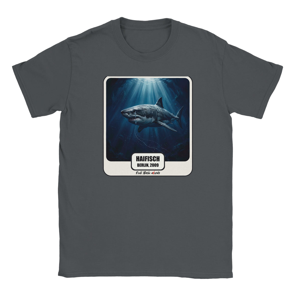 T-shirt Rock Art «Haifisch» (Berlin, 2009), colore Grigio antracite