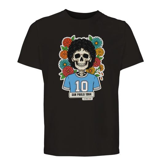 T-shirt Premium nera con la calavera San Paolo 1984