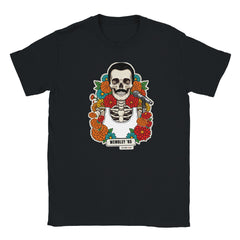 T-shirt nera con la calavera Wembley '85