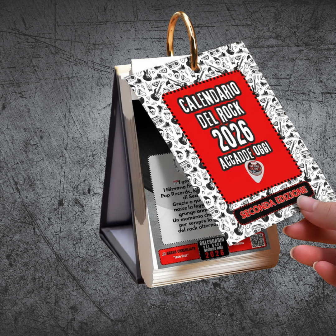 Kit "Antidepressivo Rock" – Calendario + T-Shirt + Tazza [IT]
