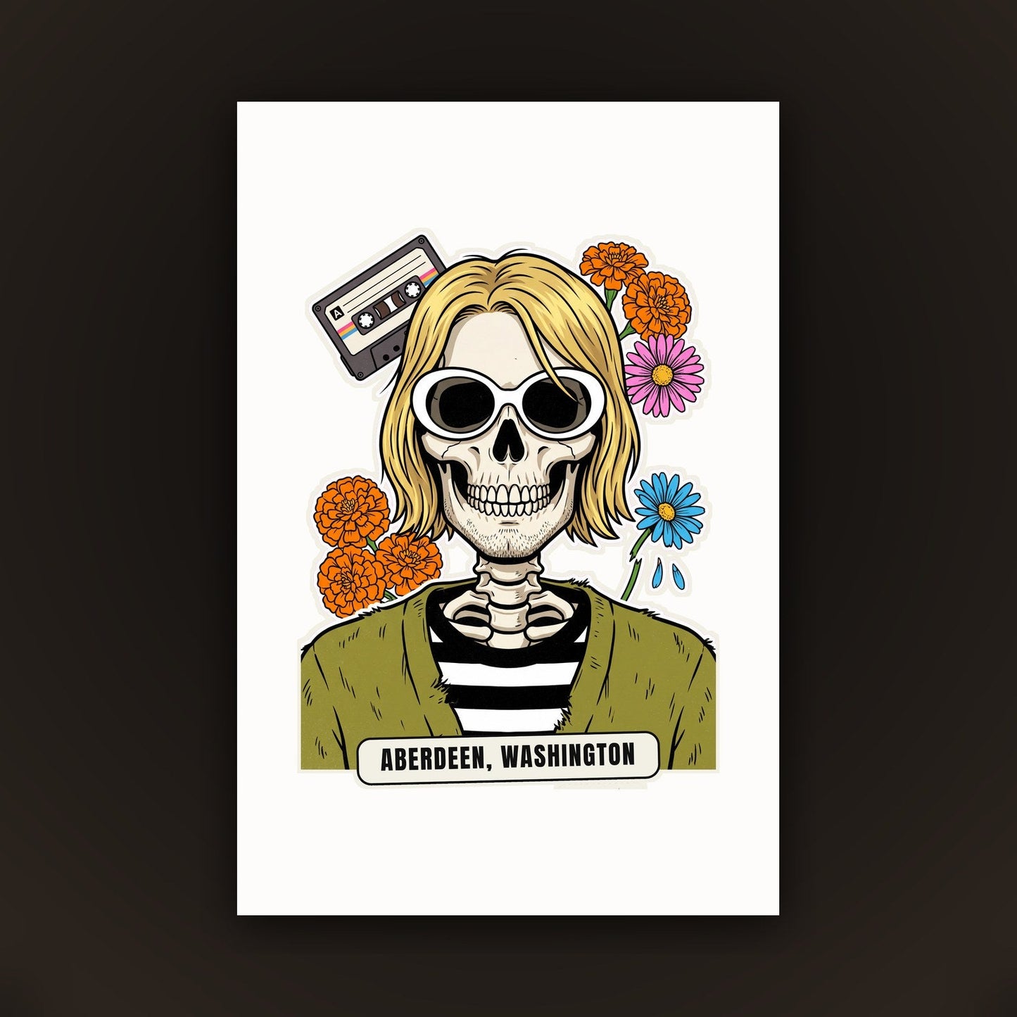 Calavera Aberdeen, card 10 x 15 nel portafoto