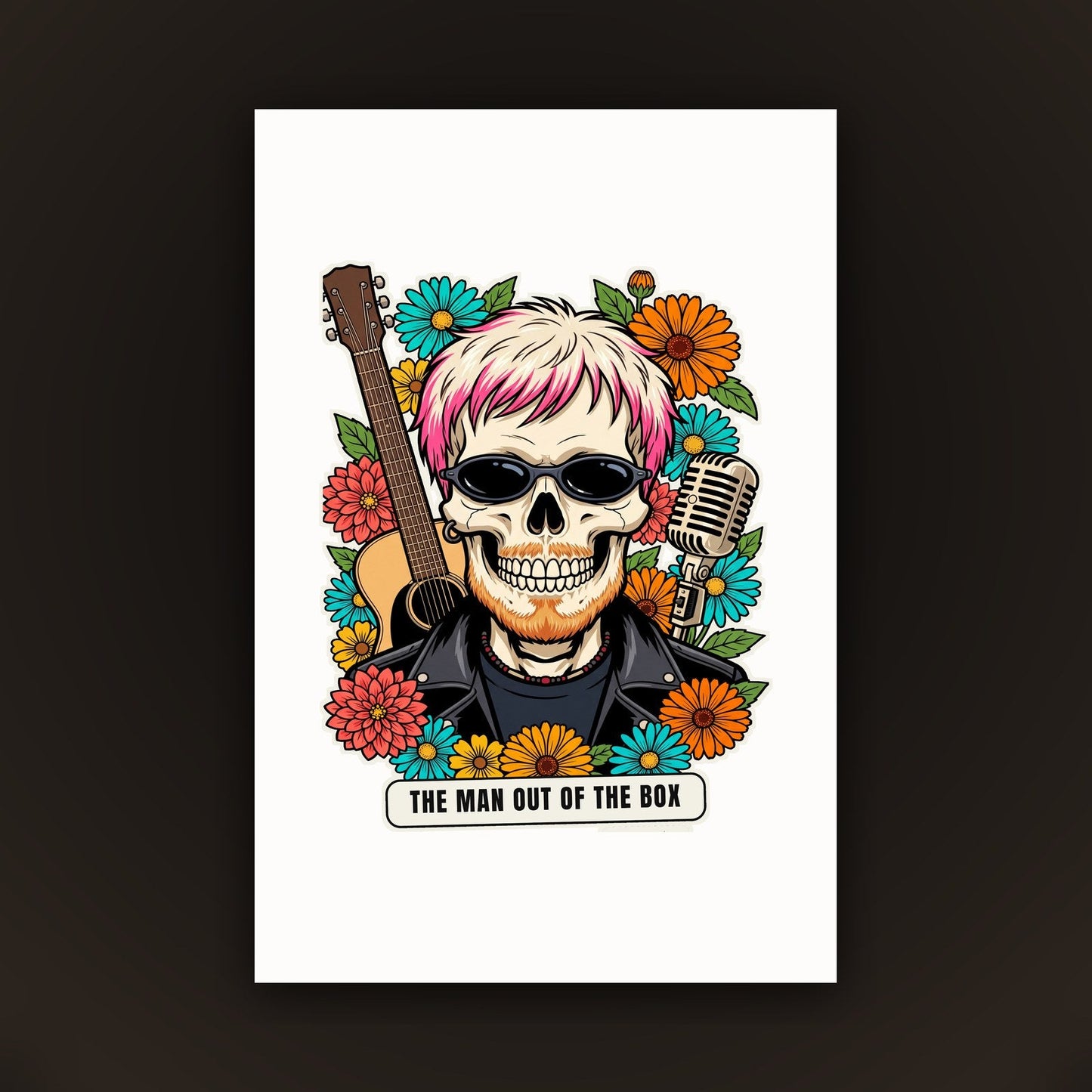 Calavera The Man Out of the Box nel portafoto