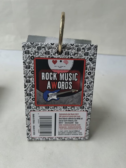 Calendario del Rock 2027 "Accadde Oggi" – 3ª Edizione | Prevendita