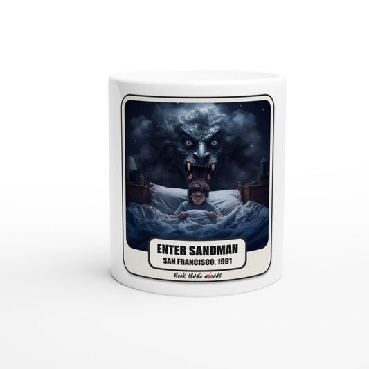 Tazza  con la stampa Rock Art «Enter Sandman»