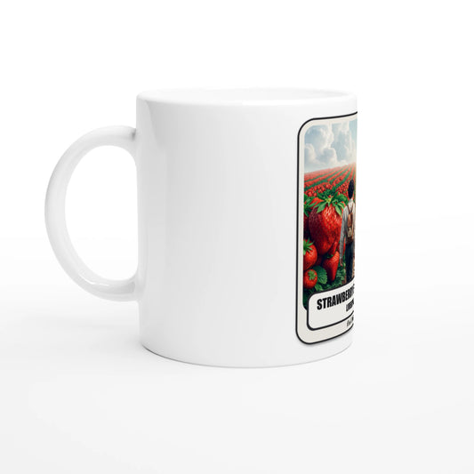 Tazza con la stampa Rock Art «Strawberry Fields Forever»: foto d'ambiente