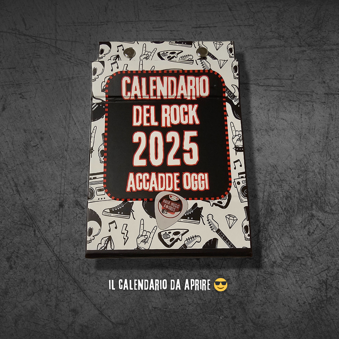 Calendario del Rock 2025 "Accadde Oggi" Sconto 35% - Spedizione Gratuita